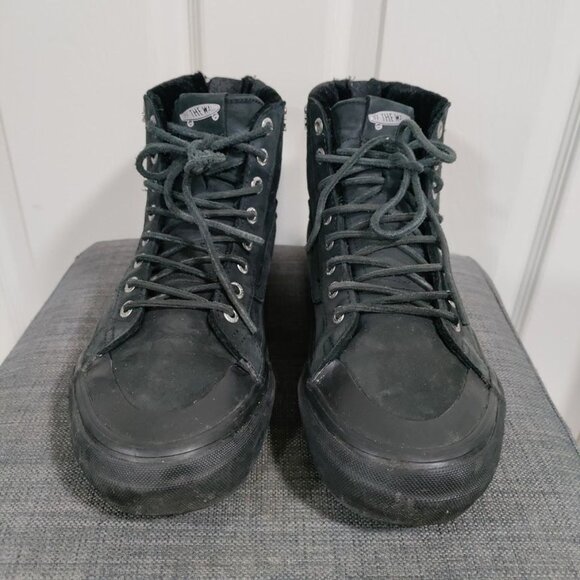 Vans Men's Black Kith x Mastermind Japan x Vans Sk8-Hi Reissue Zip LX Size 10 - Picture 2 of 13